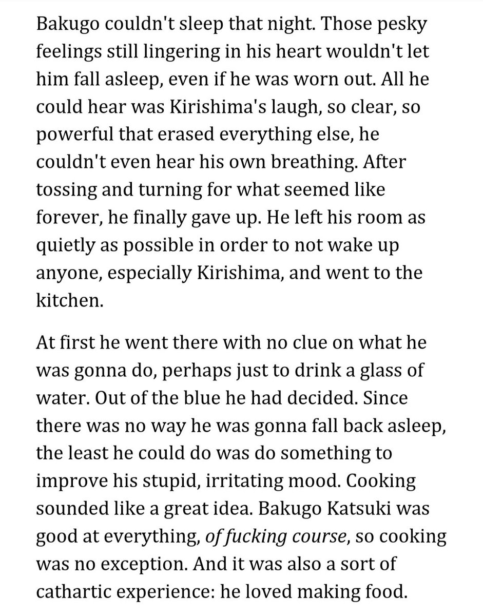 ✧ bakugo and his sudden insomnia