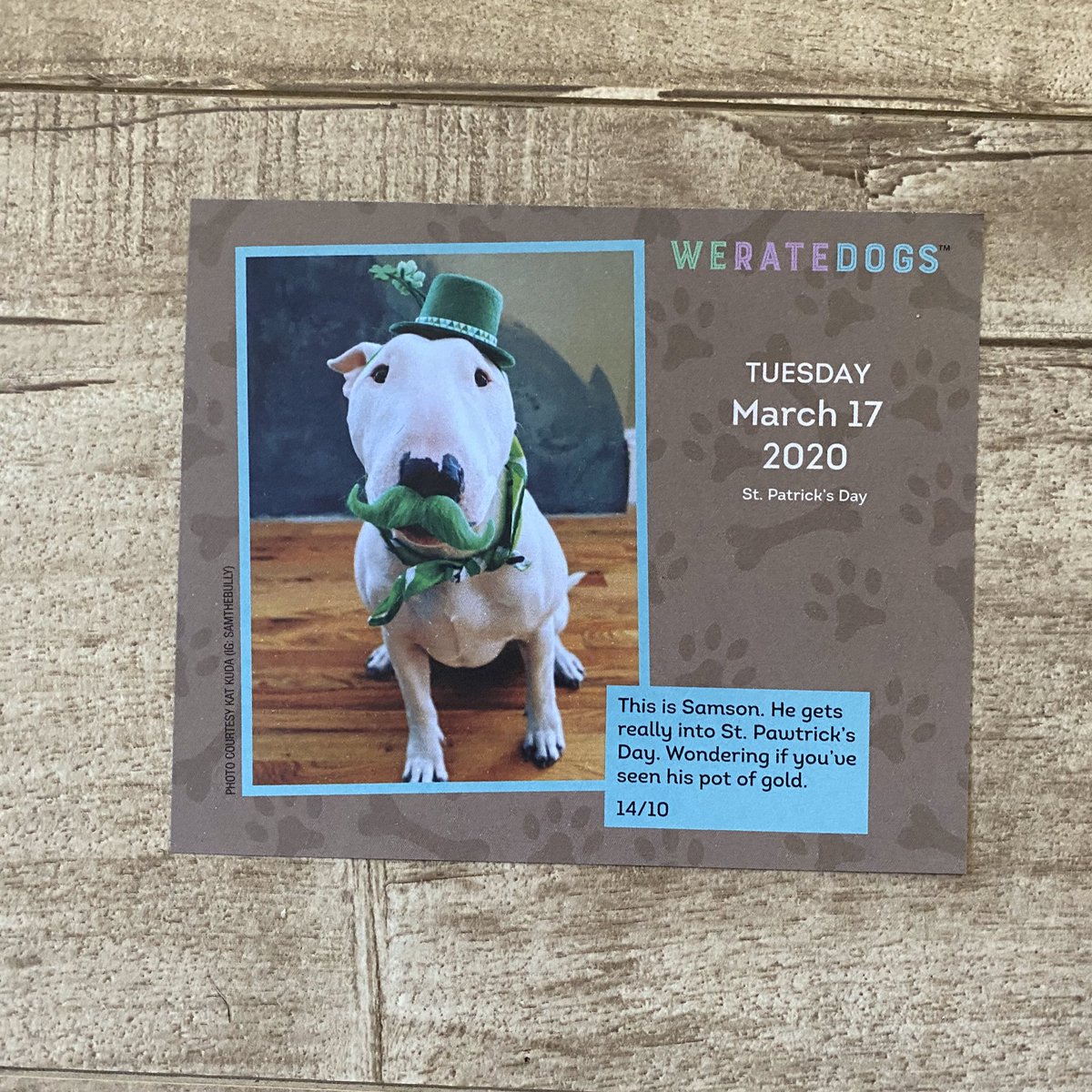 dogfather's tweet photo. seeing a lot of messages from people who left their dog calendars at work, not knowing they wouldn’t be returning. i’m going to start sharing the pages here so nobody misses a day https://t.co/izdBSvMiTh