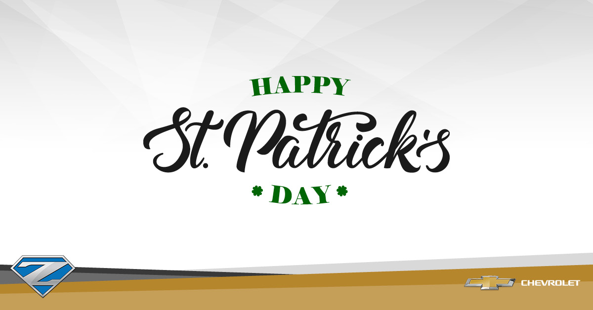 ZeckChevrolet's tweet photo. We hope the luck of the Irish is with you and your family today! #StPatricksDay ☘️ https://t.co/swlzbdFsu7