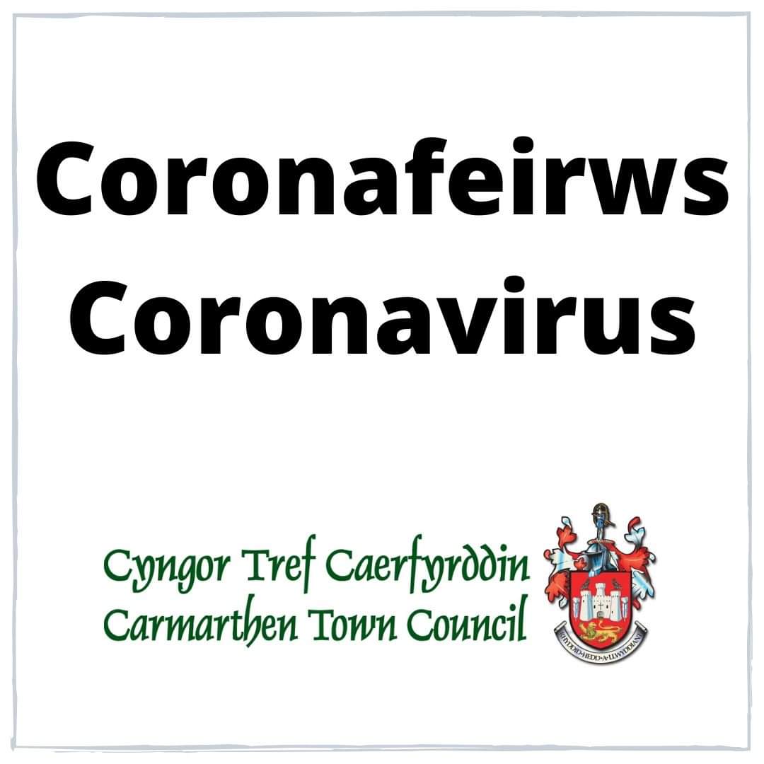 CORONAFEIRWS - DATGANIAD I’R WASG:
cyngortrefcaerfyrddin.gov.uk/_UserFiles/Fil…
CORONAVIRUS - PRESS RELEASE:
carmarthentowncouncil.gov.uk/_UserFiles/Fil…