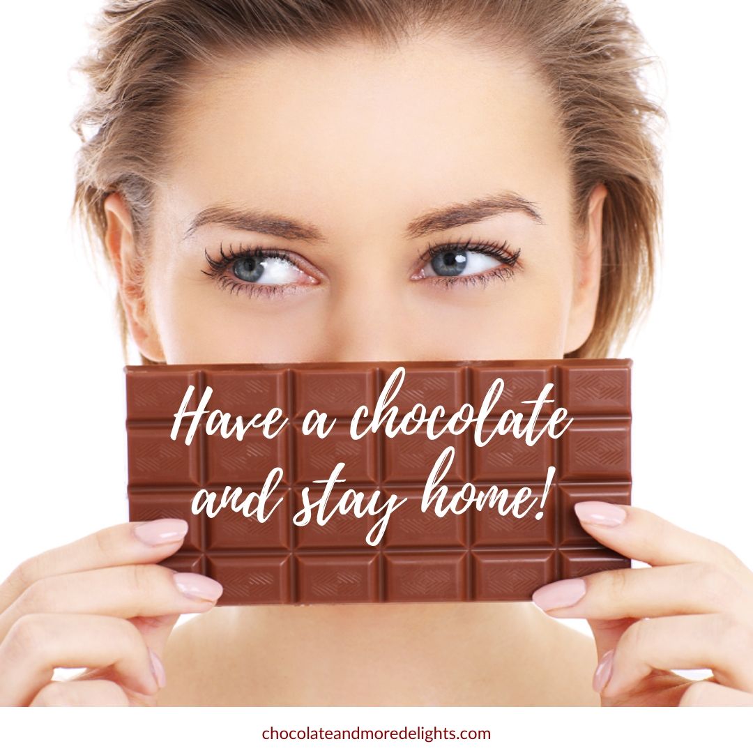 We are fighting against an invisible enemy. Be responsible! Have a chocolate 🍫😋 and stay home! It saves lives!  #selfquarantine #stayhome #StopTheSpread #COVID2019 #chocolateandmoredelights