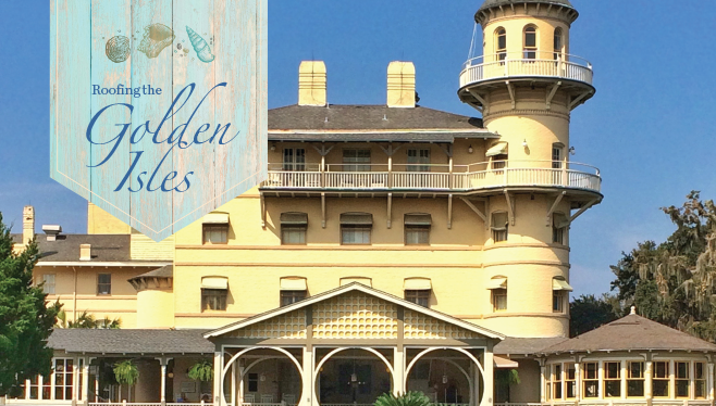 NRCAnews's tweet photo. @BoneDryCo, Bogart, Ga., helps restore Georgia’s historical Jekyll Island Club resort. Read more in Professional Roofing’s March feature, “Roofing the Golden Isles.” https://t.co/VFJtYi6lzn https://t.co/TLv54djssM