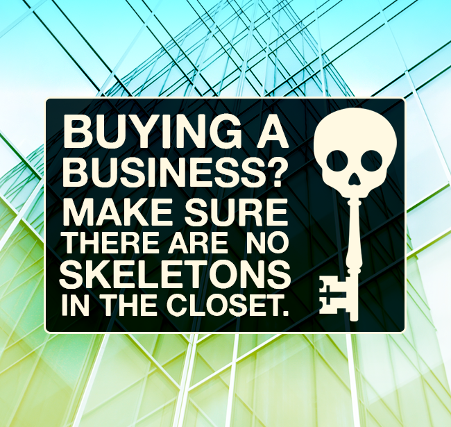 Buying a #business is an exciting decision - during this excitement, however, don't overlook skeletons in the closet. Let us help you find the right company and guide you through the #DueDiligence process.

albanybusinesslaw.com