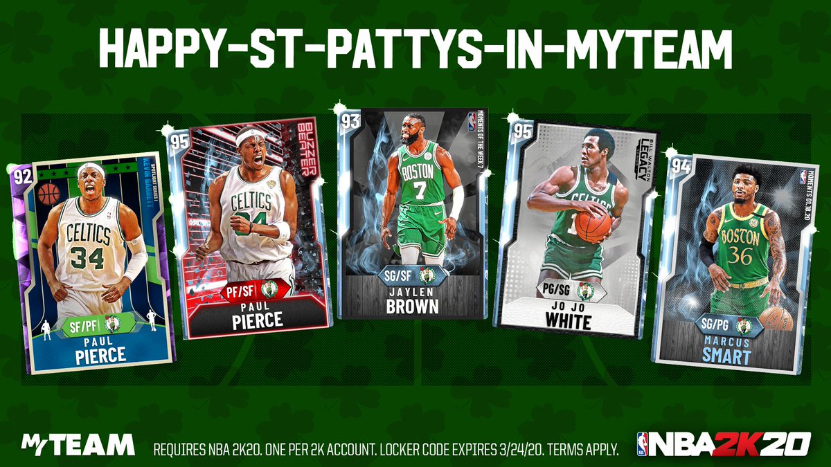 paul pierce st patrick's day jersey