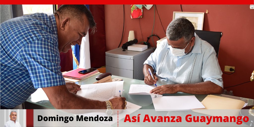 GobMGuaymango's tweet photo. Nuestro alcalde Domingo Mendoza, sigue trabajando por crear y desarrollar acciones que ayuden a mejorar el agua potable en Guaymango, un ejemplo de ello es el COMODATO entregado a la Asociación de Desarrollo Comunal Administradora de Acueducto las Nueve Estrellas, Mangos II. https://t.co/iWenrCd7I9