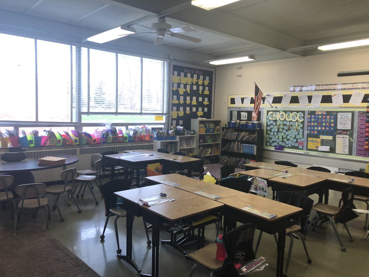 Doing our best to practice social distancing! It was definitely emotional being in our rooms today, not knowing when or if our kiddos will fill those seats again. We’re just ready for everything to go back to normal! <a href="/watkins_wc/">Nicki Watkins</a> <a href="/MrsRhodes_CP/">Crystal Rhodes</a> <a href="/J2_kimmy/">KimmyJ2</a> <a href="/CloughPikeElem/">Clough Pike</a> #WCcares