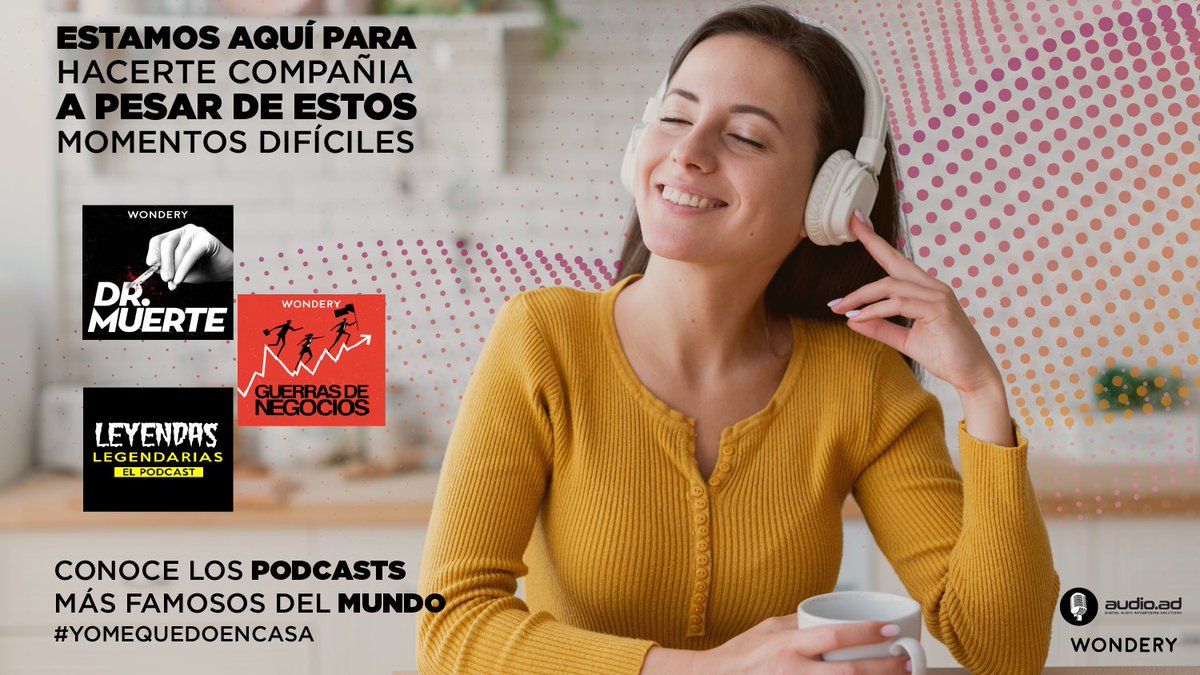 audio_ad's tweet photo. ¡Seguimos juntos! La red de #podcasts de https://t.co/kkkD04IVlH te hace compañía mientras nos mantenemos seguros en casa. Escucha uno de los #shows más famosos del mundo #GuerradeNegocios con la temporada de #CocaCola Vs. #Pepsi aquí 👉 https://t.co/6fYEwhAcxv #YoMeQuedoEnCasa https://t.co/xx2odCIR5n