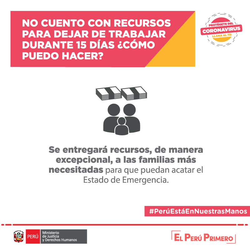 marcaPERU's tweet image. #YoMeQuedoEnCasa | ¡La salud es primero! Nuestro país se encuentra en Estado de Emergencia Nacional. Conoce más detalles de esta medida extraordinaria para evitar la transmisión del #coronavirus. 
#PerúEstáEnNuestrasManos