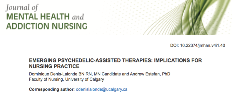 JMHAN_DPG's tweet photo. "As advocates for safe, ethical, and interdisciplinary practice, nurses can lead the development of psychedelic-assisted therapy practice, ethics, research, advocacy, policy, and education."

Learn more: https://t.co/XYeEK7nvXq

#MentalHealthNurse #MentalHealth #Addiction https://t.co/N4qCC0JUQm