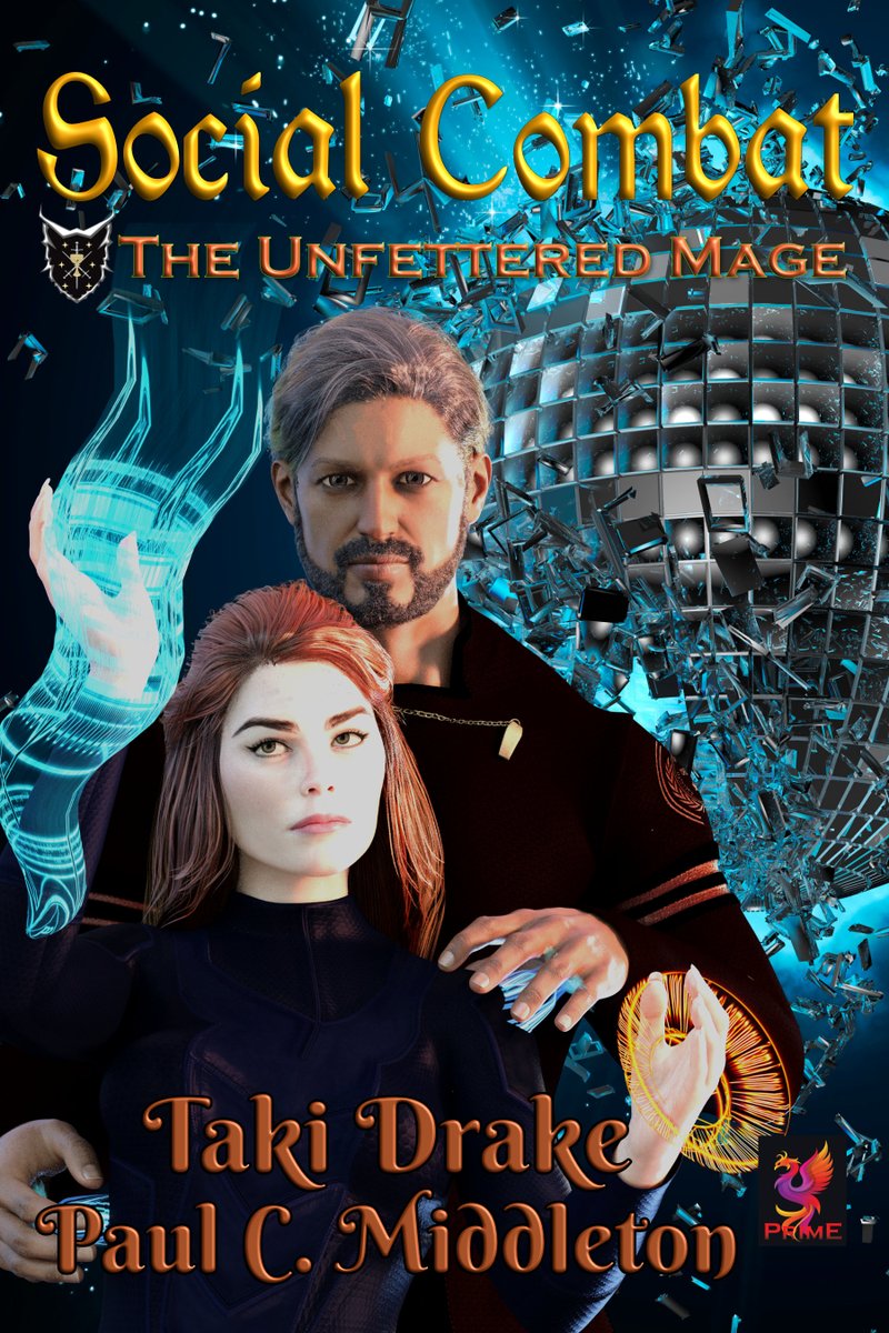 SILCreativeS's tweet photo. Just in time for a great weekend of reading! New book in the #UnfetteredMage series! Not all combat is conducted with blades and projectiles! Enemies attack with words, bullets, and beams, in a rousing adventure! #TakiDrake #PaulCMiddleton #PhoenixPrime https://t.co/0xNfoRn0NT https://t.co/p1sXutNs2Y