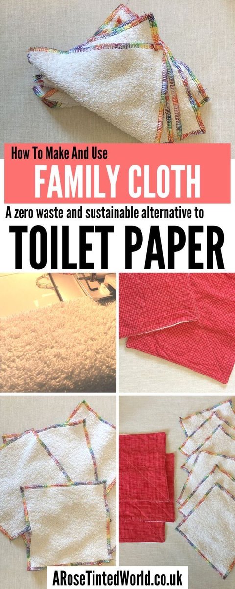 No loo roll on the shelves? Make your own reusable version! How To Make And Use Family Cloth ⋆ A Rose Tinted World buff.ly/3cZaL0o #zerowaste #sustainable #upcycle @PLBchat @BBlogRT @bloglove2018  #TheCLqRT @bestblogRT @busybloggers @bloggerslifeco  @sincerelyessie