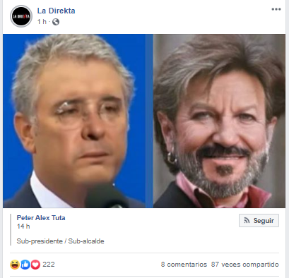 DeepFakesCol's tweet photo. #FelizMartes Ahi vamos cada vez mas cerca de los colombianos @ladirekta https://t.co/WCxs1j8ngs