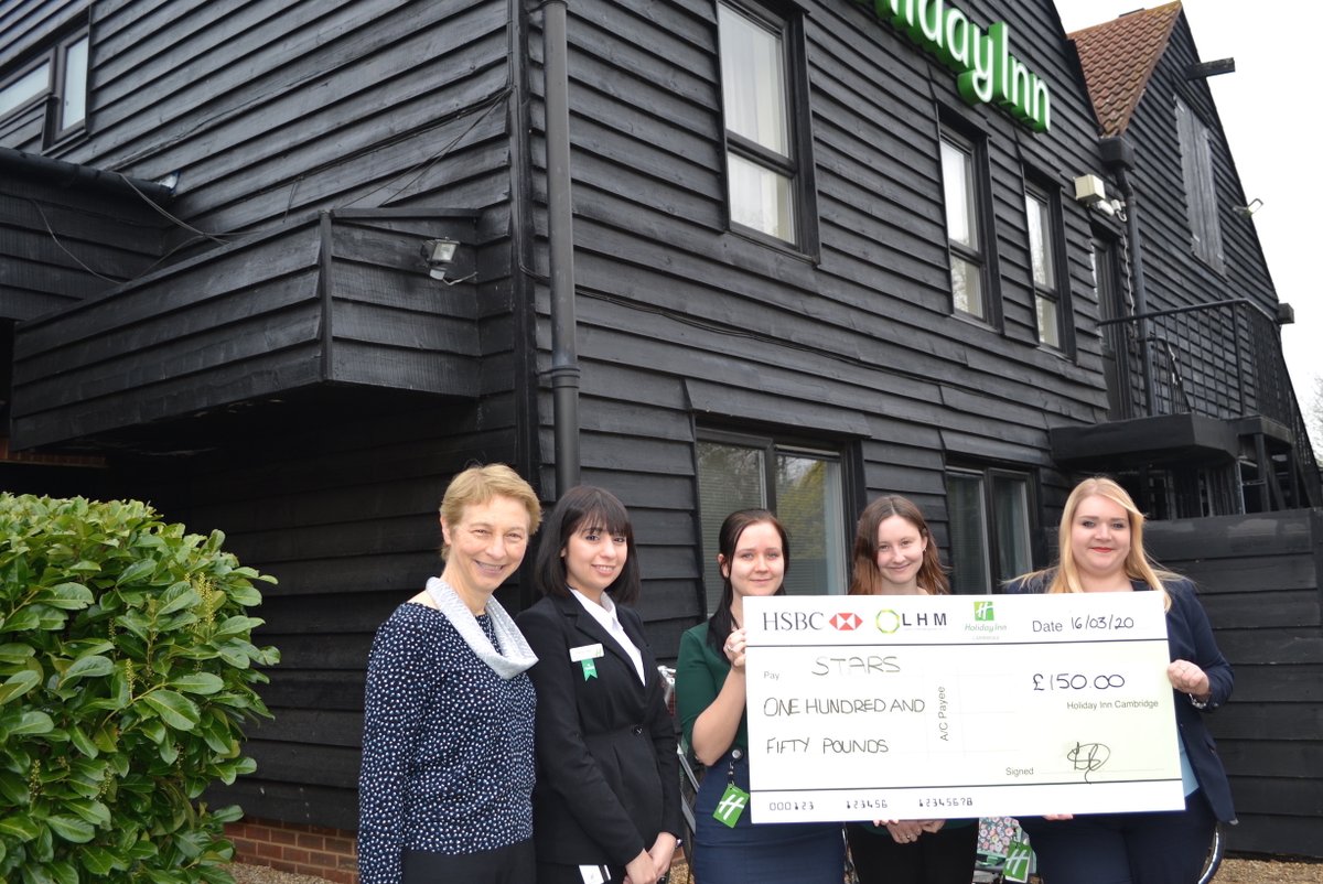 Big heartfelt thanks to <a href="/HICambridge/">HolidayInn Cambridge</a> for their ongoing support of STARS Children's Bereavement Charity. See more at talktostars.org.uk/holiday-inn-ca… #supportbereavedchildren #childrenscharity #cambridgechildren