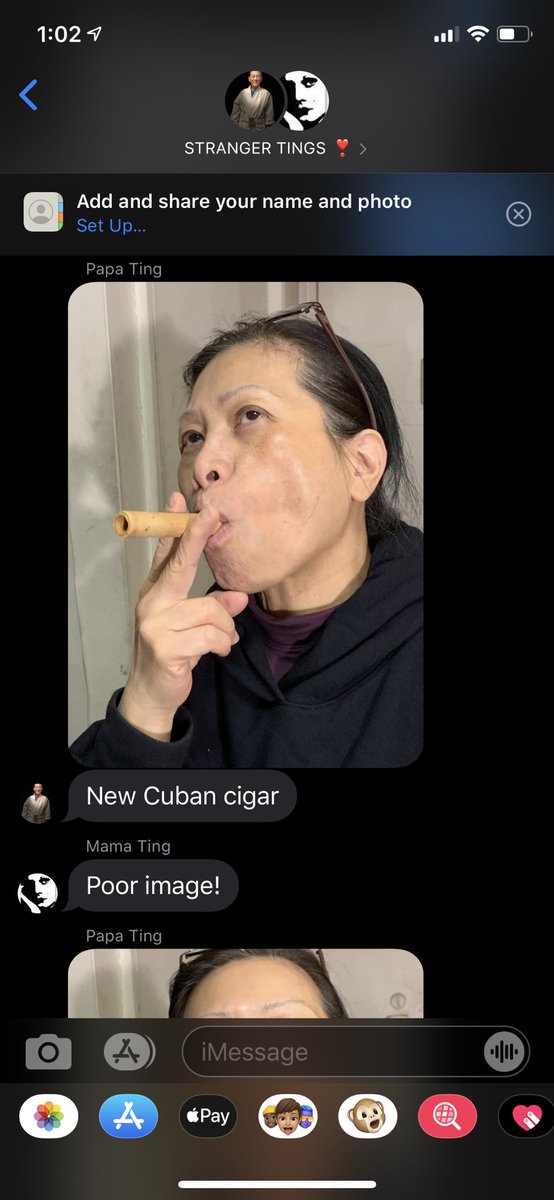 teresainaction's tweet photo. Texts from the Tingz. Dat egg roll life🤣 https://t.co/QOOJRSGt5x
