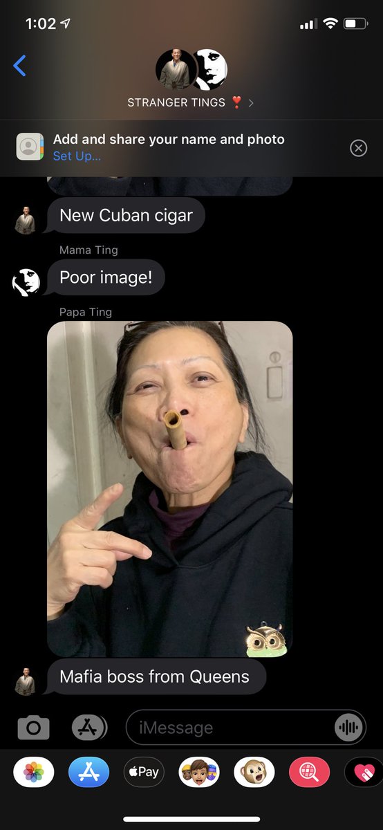 Texts from the Tingz. Dat egg roll life🤣