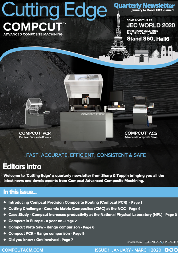 SharpTappinTech's tweet photo. Have you read the first issue of our all-new Cutting Edge quarterly newsletter? Click the following link to find out more: https://t.co/8pezFHZTDT #composties #manufacturing #engineering https://t.co/hHCyF2HWBe