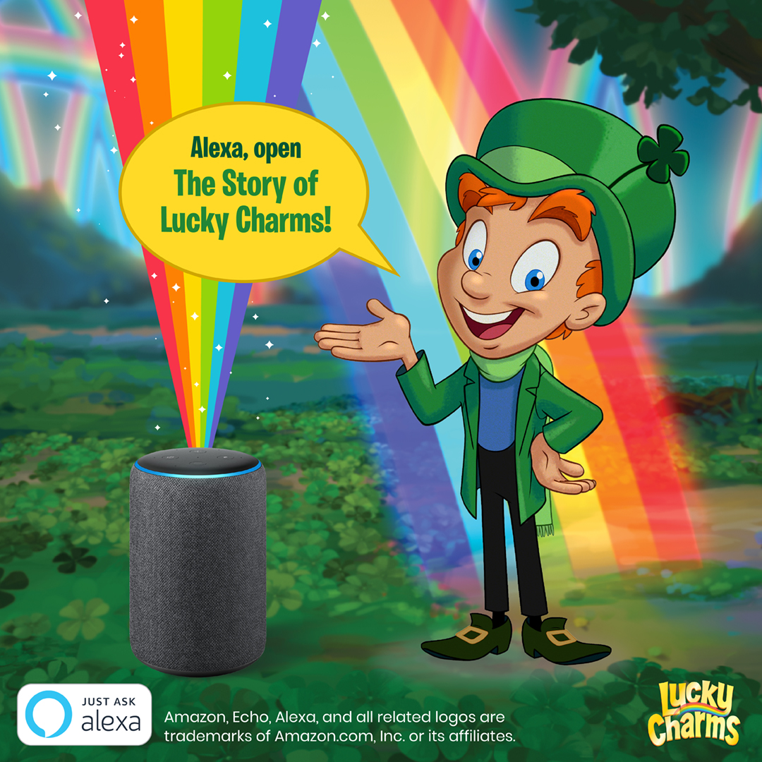 Charms on Twitter: "Take some time at home today to go on a magical adventure! ask, "Alexa, Open the Story of Charms!" to see what happens!🌈🍀 Happy ! #