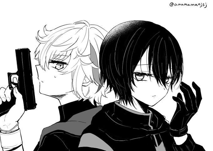 🐺
(ブラウザでクリック推薦)
#灰画 #絵スコート 