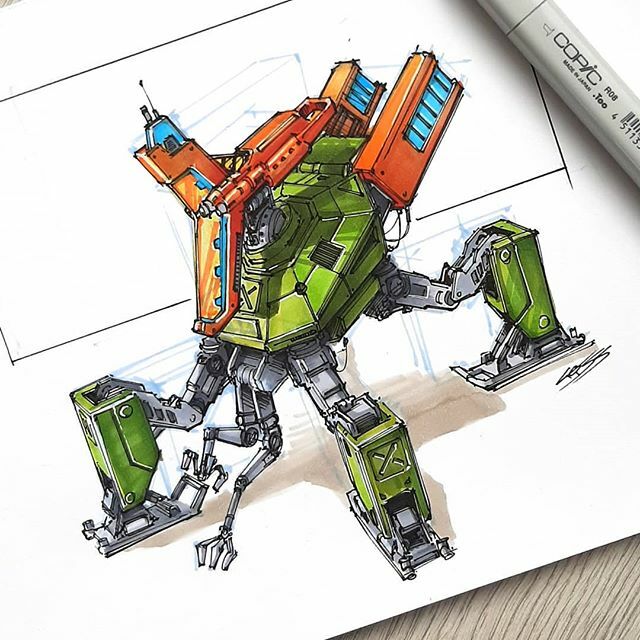 kissrobert's tweet photo. Finally managed to color up my robot. Video will be coming in a couple of hours. Check my YouTube channel. .
.
.
.
.
.
#doodle #sketch #idsketch #idsketching #industrialdesign #productdesign #productsketch #designsketch #industrialdesigncommunity #dailys… https://t.co/tUsM095fO1 https://t.co/aacJPlLwkP