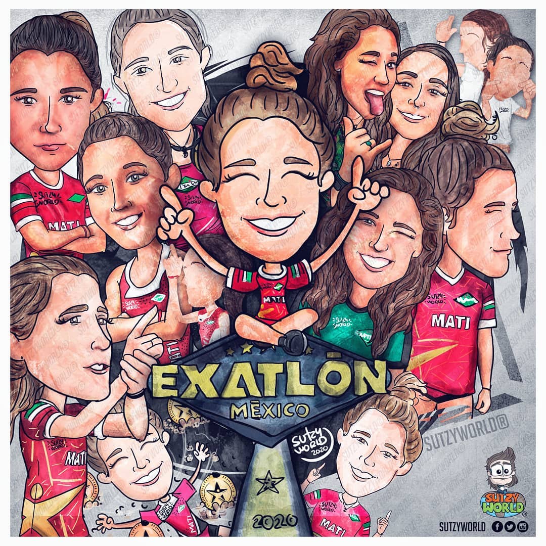 SutzyWorld's tweet image. Cartoon #SutzyWorld ✍🏻 casi todas las que hice de @matialvarezs , la 1ra que dibuje en esta 3er temporada de @ExatlonMx, me declare su fan desde el primer día que la vi y hoy es la indiscutible Campeona 🙌🏻💪🏻 #Campeona #YoConMati #SúperFinalExatlón  🙌🏻♥️🔴🏆🏃🏼‍♀️💨🥑