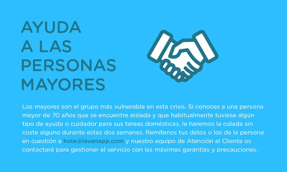 Queremos ayudar a las personas mayores que no puedan hacer su colada. ¿Nos ayudas a difundir? 🙏 #COVID2019 #covid19ESP #Coronavirusmadrid #YoMeQuedoEnCasa
