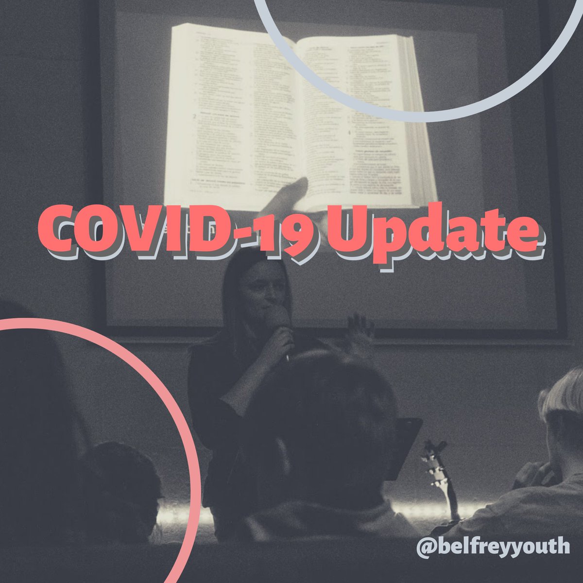 We are sorry to say, in the light of the current advice given by the government about the COVID-19 virus, we are making the decision to postpone tonight’s youth group. 
Keep an eye on our Instagram during our normal youth time. And keep praying!- Belfrey Youth team.