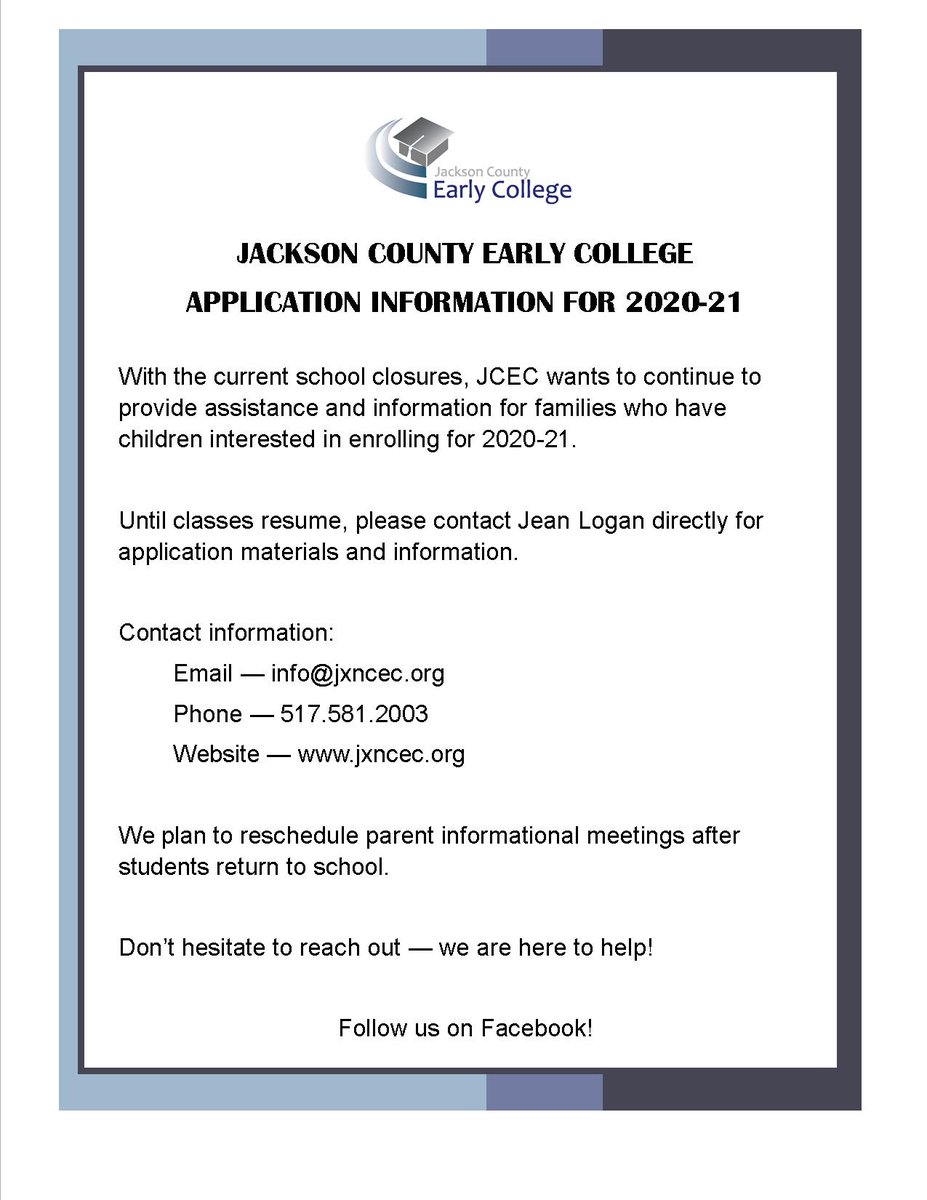 Jackson County Early College (@j_c_e_c) on Twitter photo 