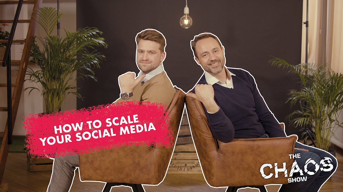 Humbletm's tweet photo. How to #scale your #socialmedia. Watch the #chaosshow with @Hosdezje watch it here: https://t.co/abu3sOwUnM https://t.co/Gmhe3Z4EkR