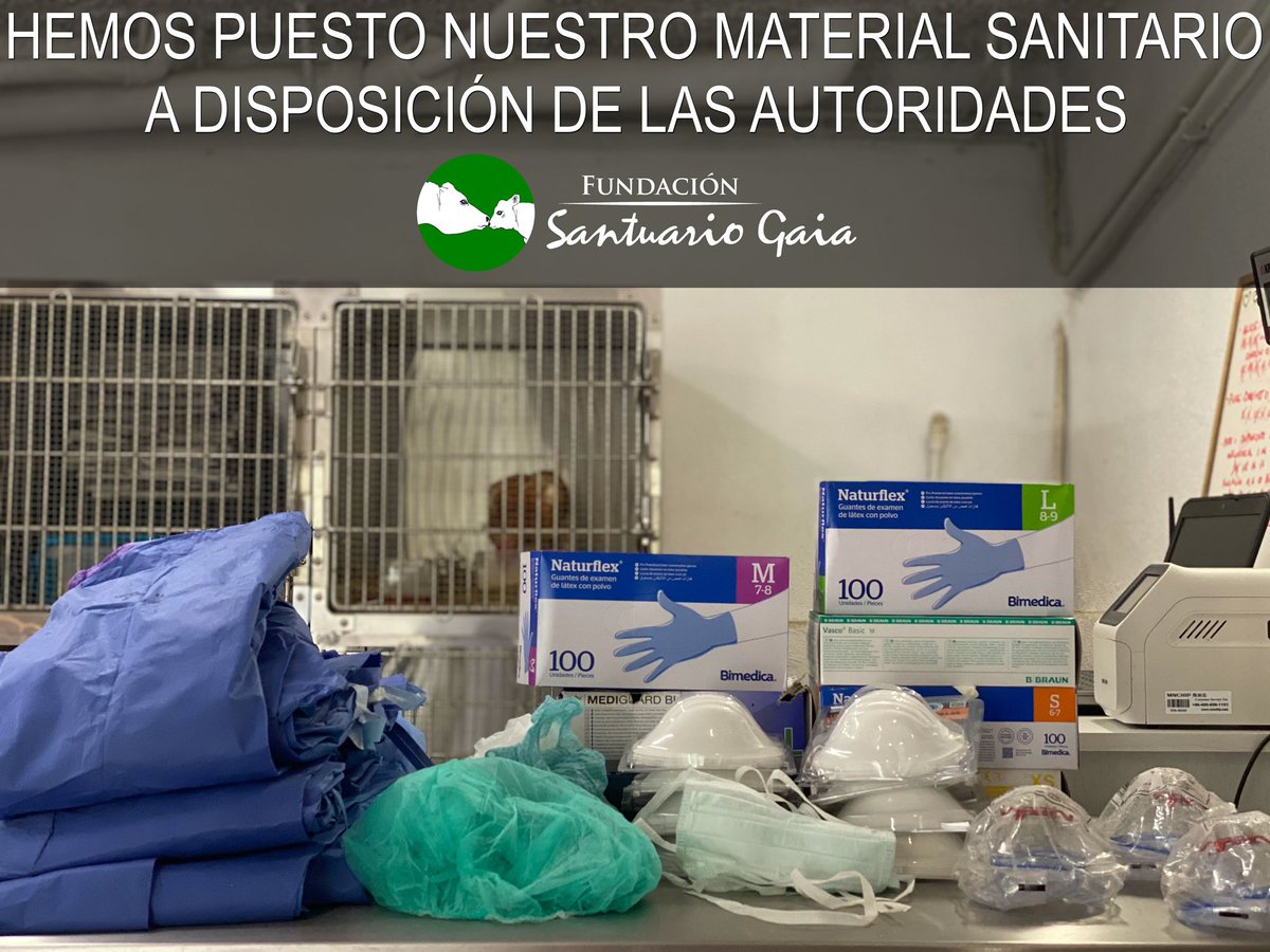 Hemos puesto en conocimiento de las autoridades, el modesto material sanitario de protección que tenemos en el Santuario, para ponerlo a su disposición.

Entre todos venceremos al #COVID-19 💪

#QuédateEnCasa #YoMeQuedoEnCasa