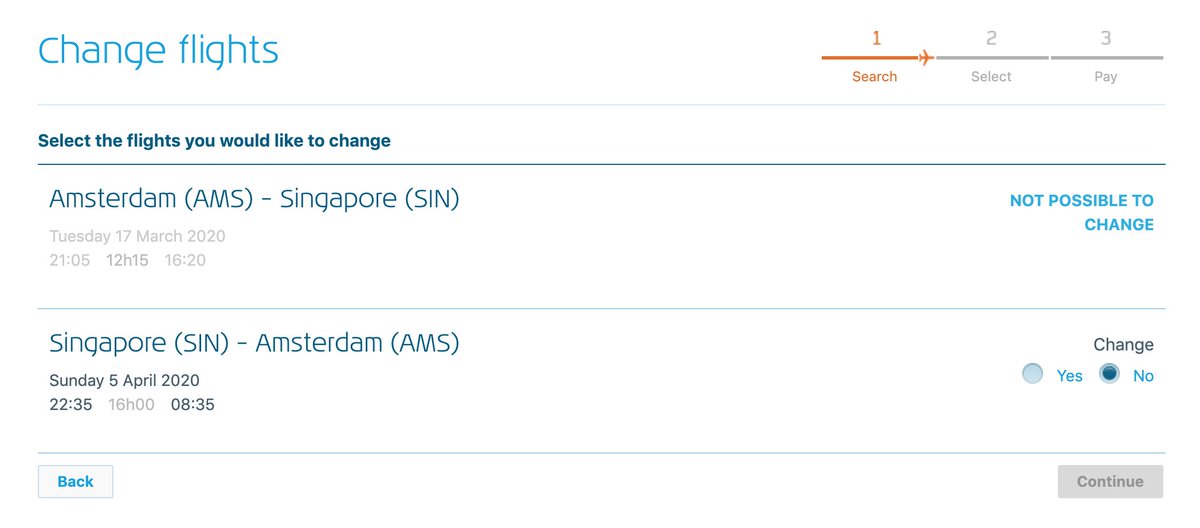 AngelaGevurah's tweet photo. hi @KLM, my flight got cancelled but I cannot rebook my flight on your website.  Please help!! https://t.co/RXCbT0c3lV