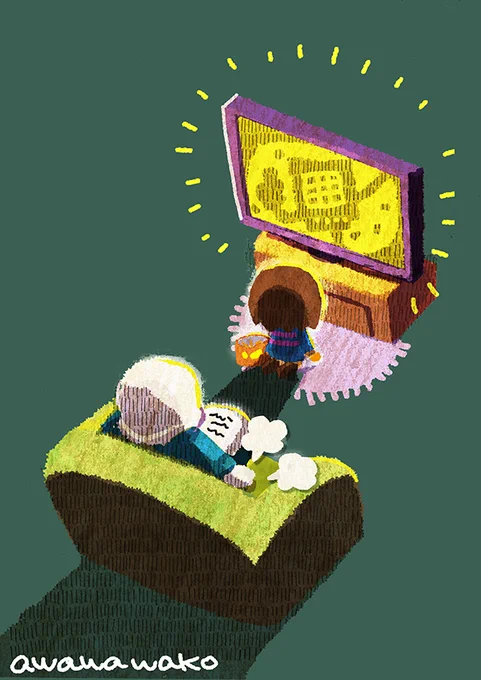 目が悪くなるぞ Please sit next to it with sweets. #Undertale  #アンダーテール 