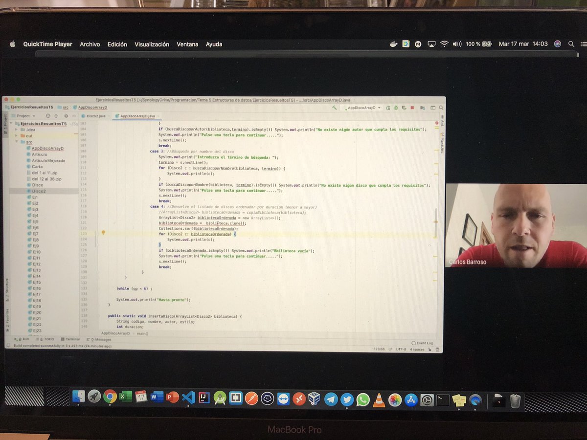carlos_profe_'s tweet photo. Hoy hemos tenido 4 horas de clase de Programación. 15 alumnos de 16, todo un éxito https://t.co/majvHxY8U0