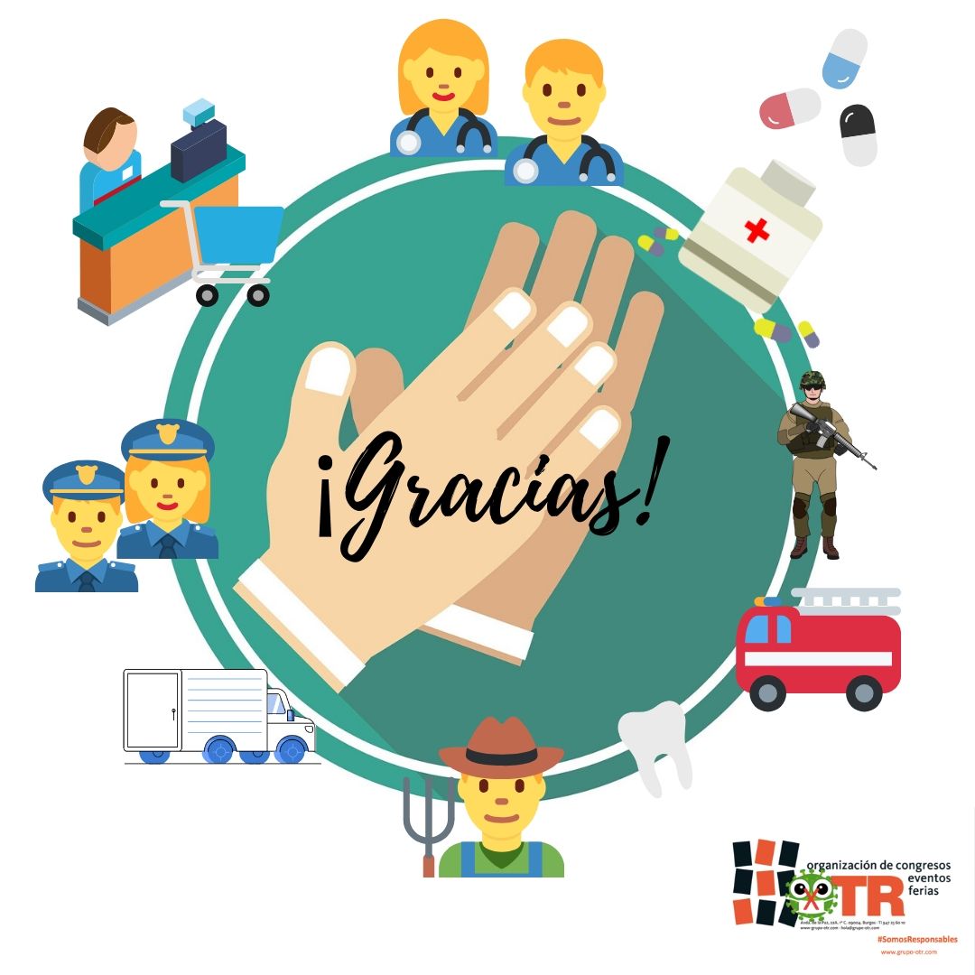 #GRACIAS a todos aquellos que no pueden quedarse en casa.🏠

¡Por todos ellos! ¡Por todos nosotros! 👏❤️

#JuntosLoConseguiremos

¡GRACIAS!
