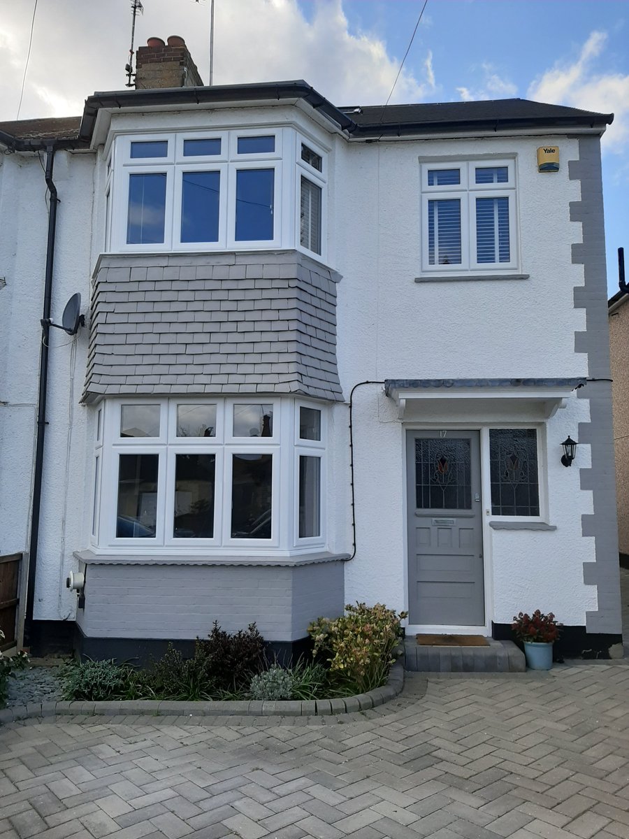 Look at this transformation, this customer has chosen to change their windows, they have chosen to include equal sightlines to give this flush look. Manufactured &amp; Installed by our team to the highest standard.