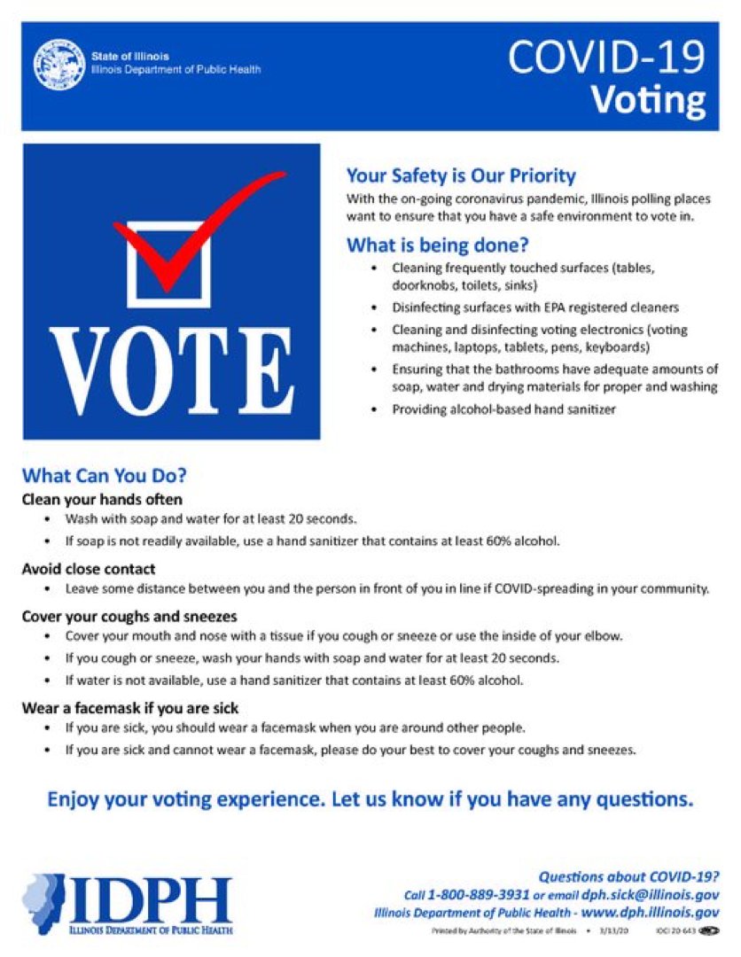 donnamore_SA's tweet photo. Vote ... be safe when you do. Follow IDPH guidelines. #Time4MORE Punch #143. https://t.co/BMBtY32ezy
