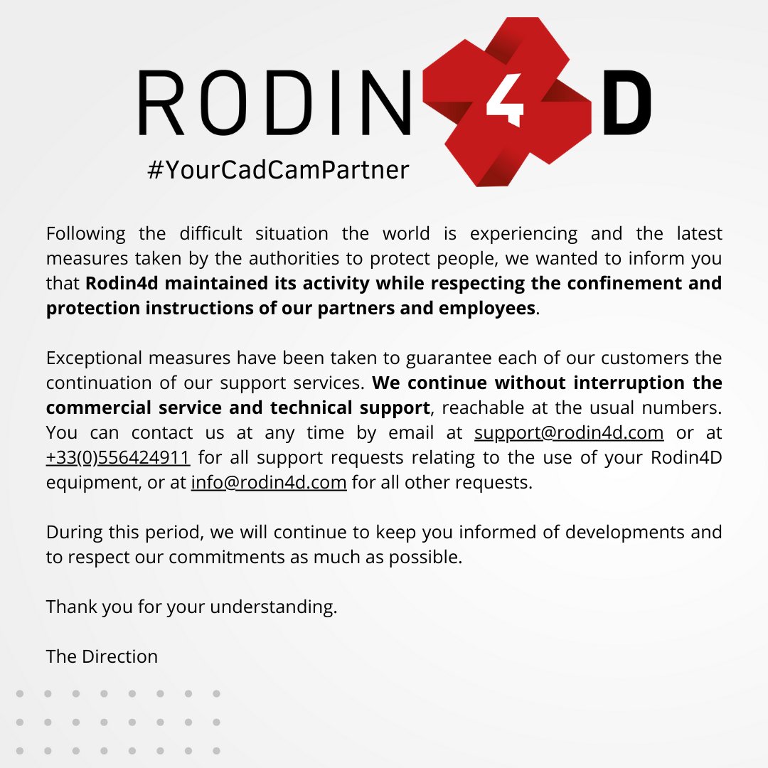 Rodin4d's tweet photo. #coronavirus #oandp #yourcadcampartner https://t.co/nazUbH4dzz