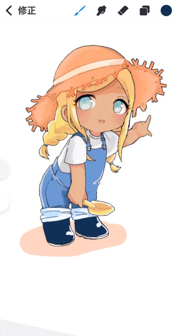これは土いじりするライラさん。大変かわいい。 