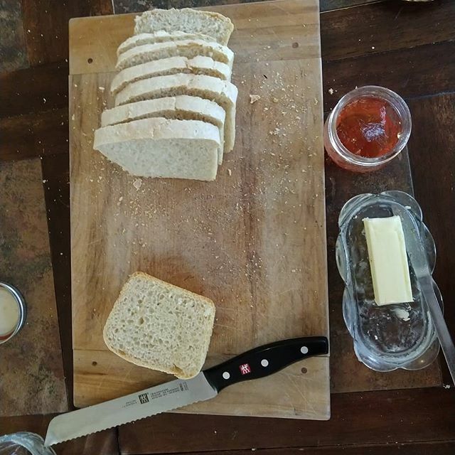 When in doubt, bake things. In my case this is my sourdough with homemade crabapple jelly. This is why everyone needed flour at the grocery store, right? #bread🍞 #sourdough #bakersofinstagram #kingarthurflour #localvore #sourdoughstarter ift.tt/2xLHfuS
