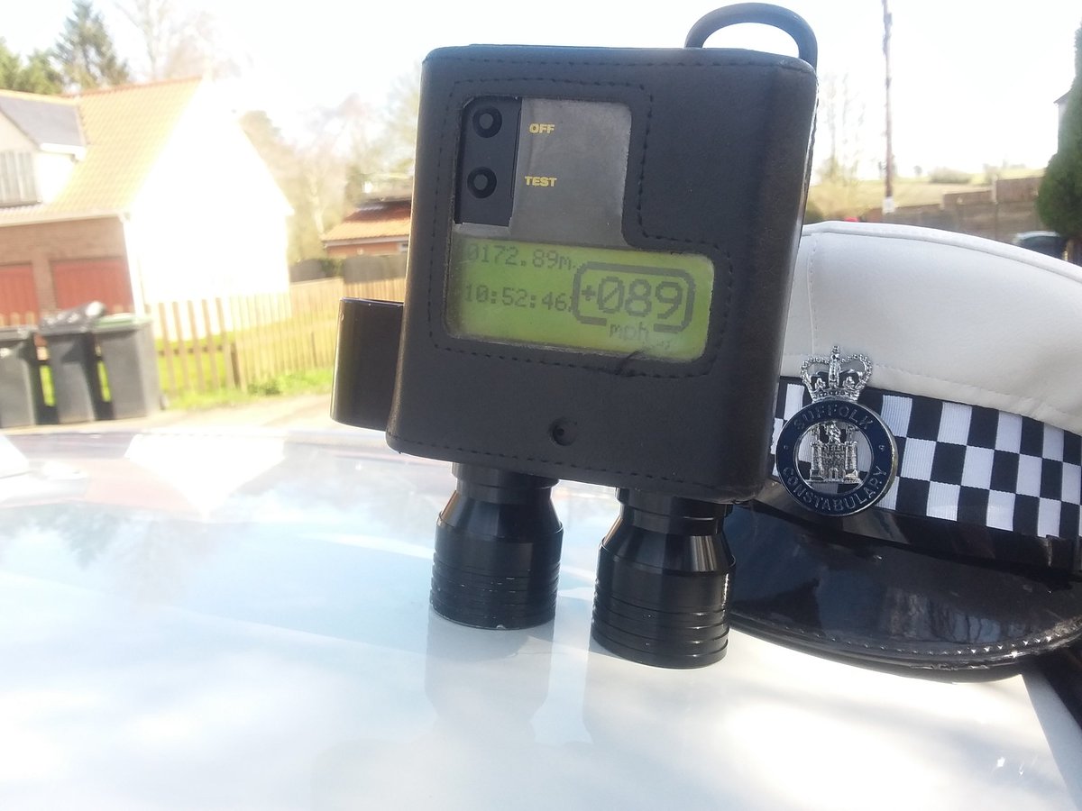 NSRAPT's tweet photo. #PHQRPU stopped a vehicle #A140 #Coddenham at 89 mph in the 50 limit. The driver thought it was a "national limit" which seemed to be a little bit of a flawed argument! #Pc1202 #Pc1833 #fatal4 https://t.co/n6cfn0b6im
