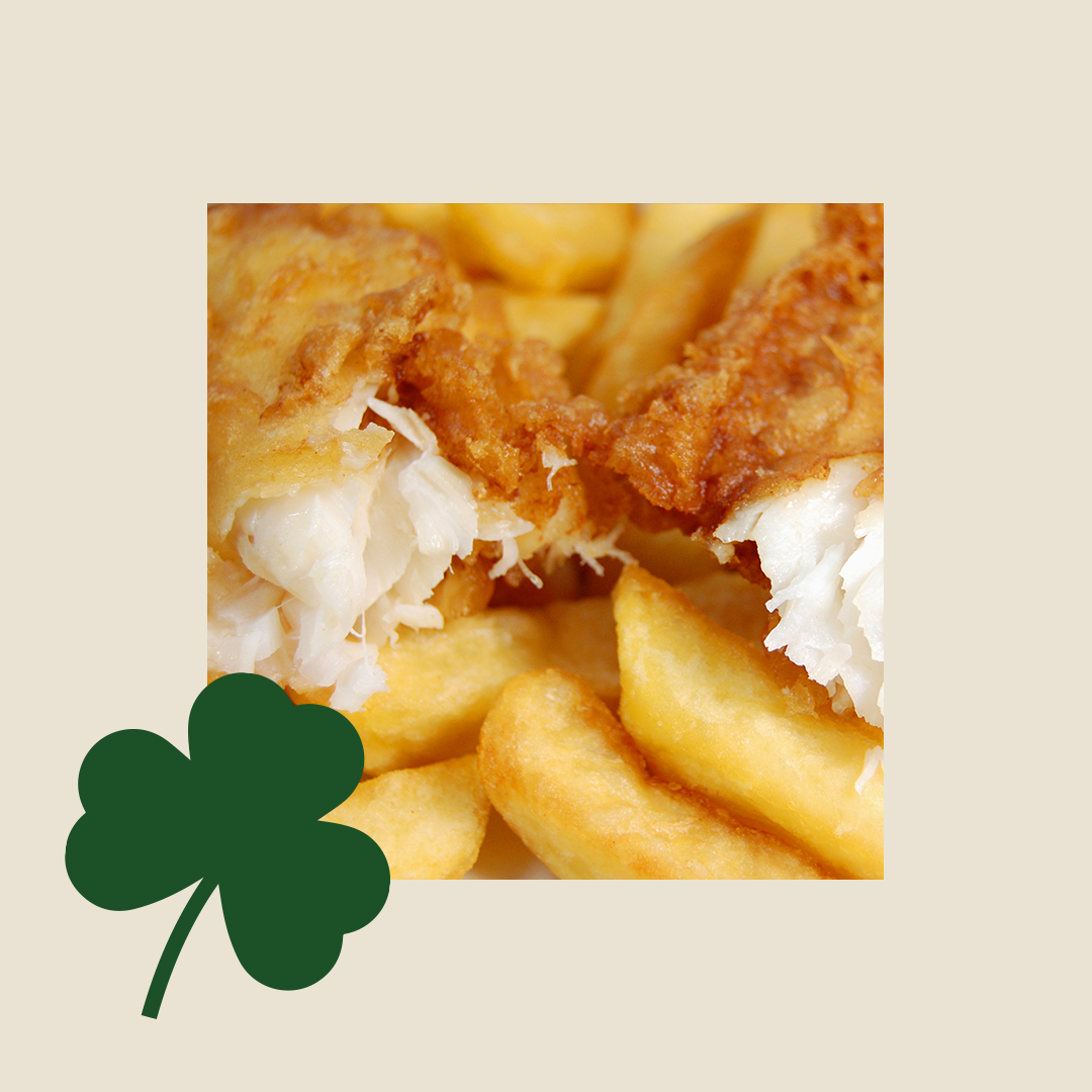 It's St Patrick's Day 🍀! We are still selling our delicious fish &amp; chips, and the Vine Inn down the road is serving Guinness if you'd still like to support your local pub #StPatricksDay #PaddysDay #Guinness #Fishandchips #pub