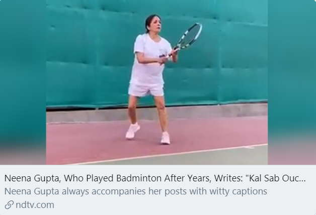 Welcome to  #NDTV, folks!Here we play Badminton with balls .. Tennis Balls .. Oh, and Tennis Racquets also!!!Of course, it all happens on tennis courts!!Btw .. can anyone recommend to us some good interns who know the difference between tennis and badminton, PLEASE??!!