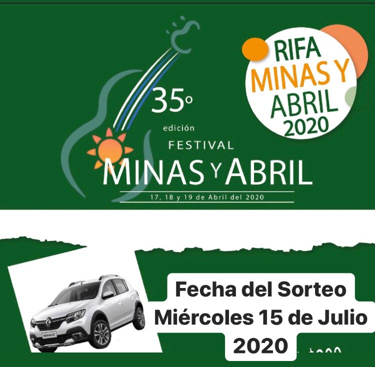 Sigue la Rifa de Minas y Abril