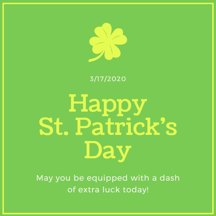 Happy St. Patrick's from Steve Rayman Chevrolet! 🍀
