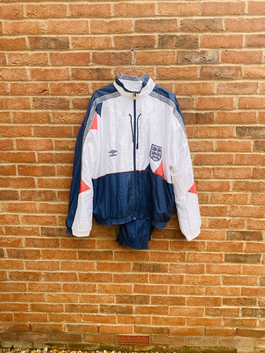 England World Cup 1990 Full Shell Tracksuit X-Large £149.99 Rare