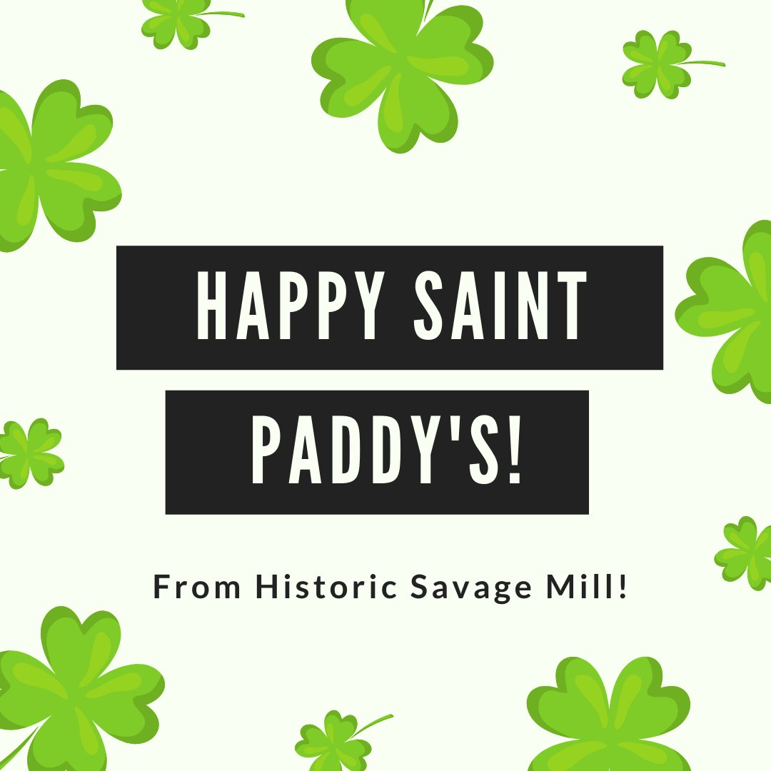 🍀Happy St. Patrick's Day! 🍀 May the luck of the Irish be with you!