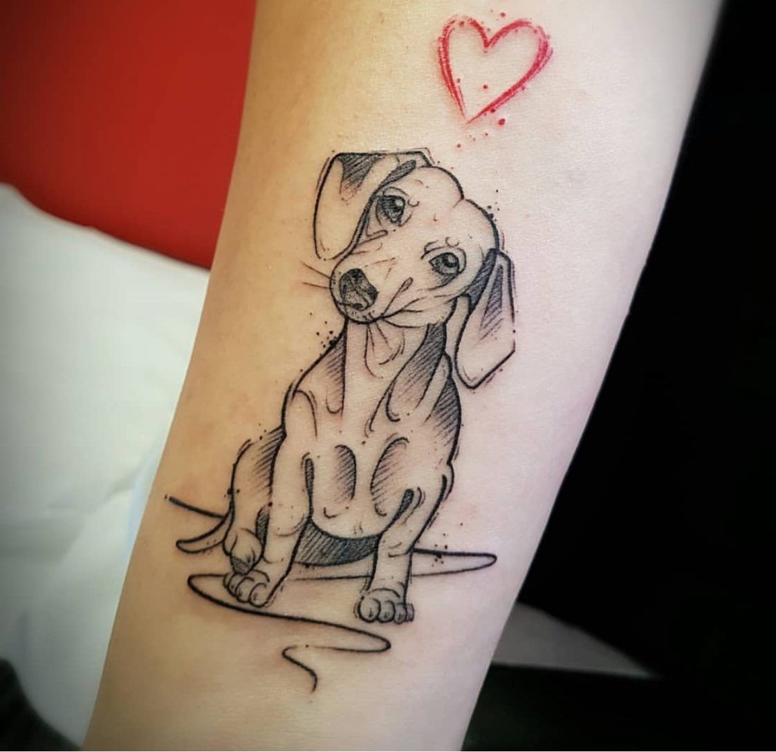 14 Best Dachshund Tattoo Designs You Have Ever Seen  The Paws