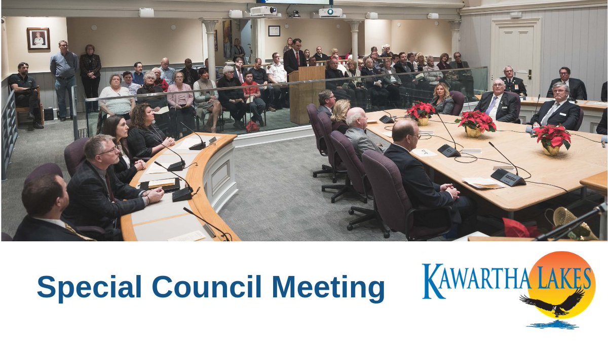 kawarthalakes's tweet photo. Today's Special Council Information Session is now live. Tune in on our YouTube: https://t.co/BT4Zs6Wqgg https://t.co/lNbefgVLb7