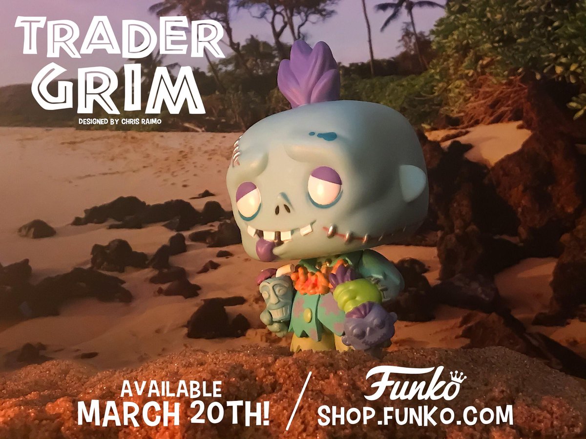 chrisraimoart's tweet image. Just a friendly reminder, my @OriginalFunko POP design &apos;Trader Grim&apos; will be available this Friday March 20th shop.funko.com!