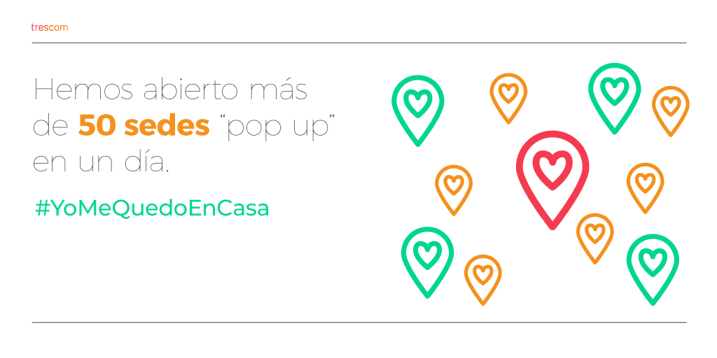 trescom_agencia's tweet photo. Gracias a la unión y al vínculo que hemos creado a lo largo de estos años. Hoy, a pesar de la distancia, estamos más conectados que nunca. #TresHome #YoMeQuedoEnCasa https://t.co/MisYr7BDzi
