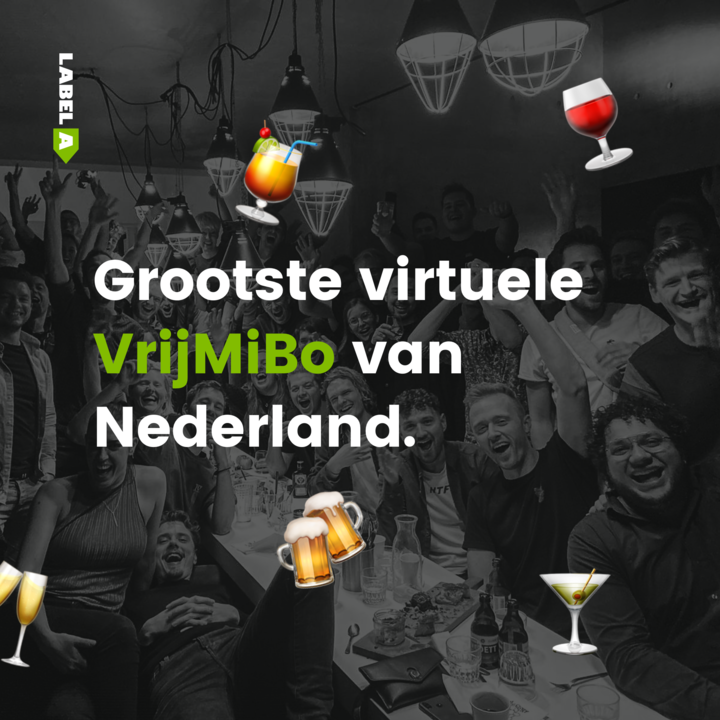 Wat? De grootste virtuele VrijMiBo van Nederland! 💻🍺
Wanneer? A.s. vrijdag
Waar? Online! 

Meer info 👉 facebook.com/events/4913263…
__
#virtuelevrijmibo #vrijmibo #StayAtHomeChallenge #COVID2019 #workingfromhome